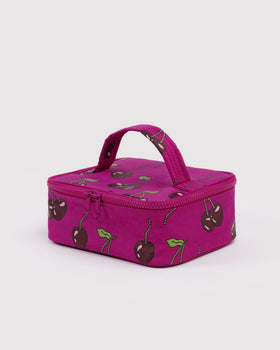 Small Cosmetic Case - Cherries - Travel Ready