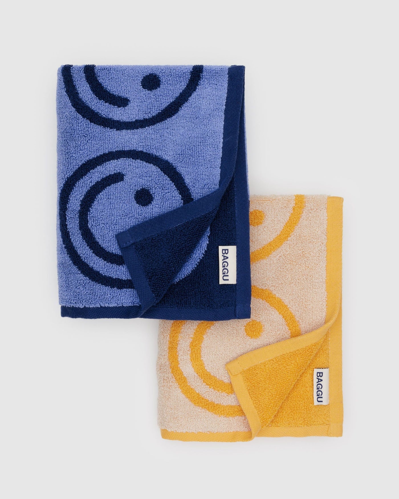 Hand Towel Set of 2 - Happy Blue Marigold