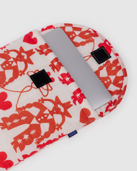 Puffy Laptop Sleeve 13"/14" - Cowgirl