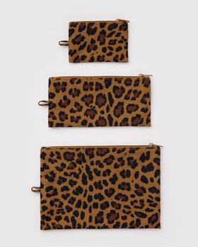 Flat Pouch Set - Leopard - City Carry