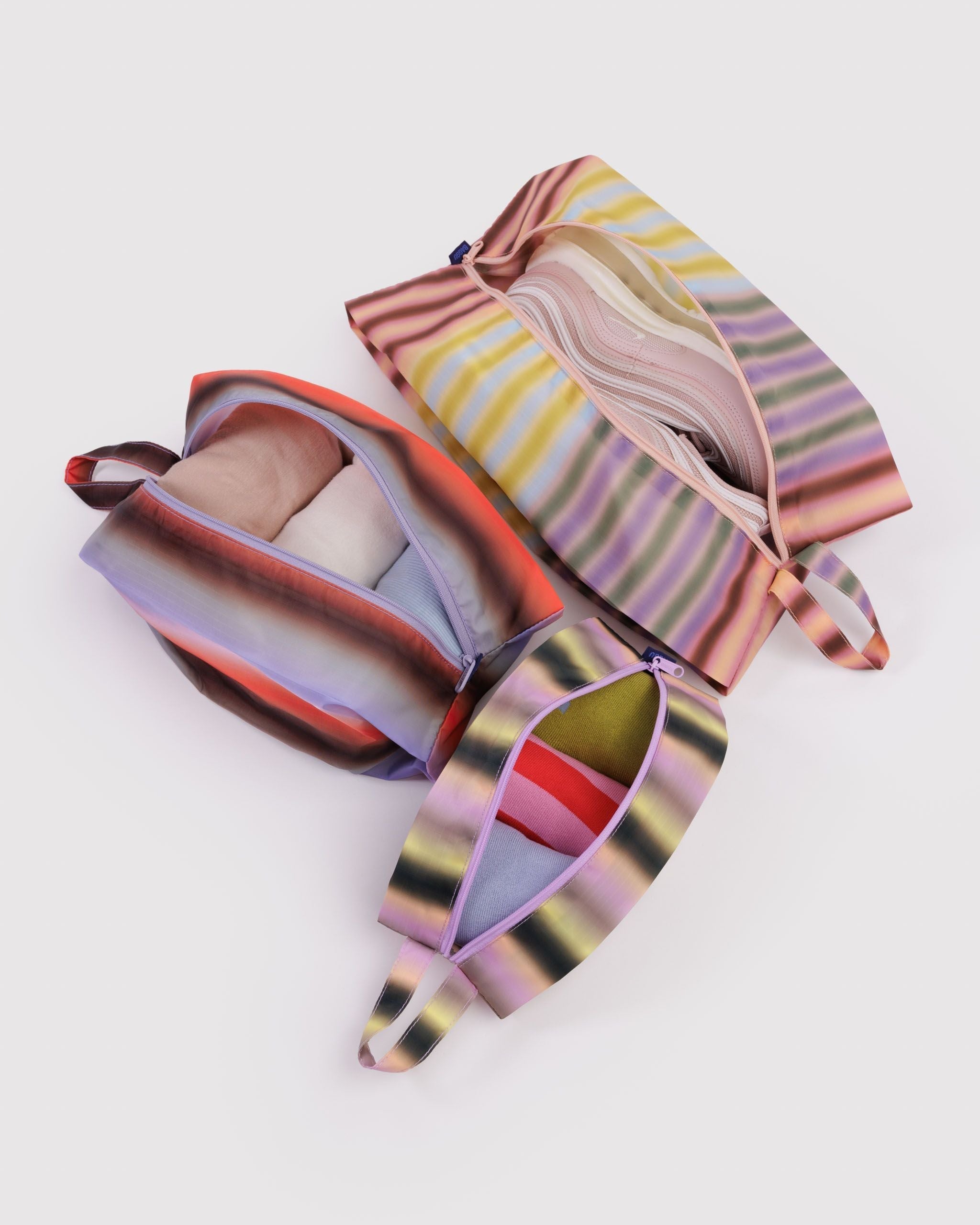 3D Zip Set - Gradient Stripes - On The Go