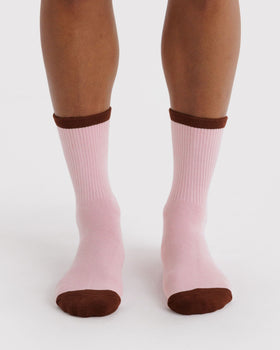 Ribbed Sock - Blush Mix