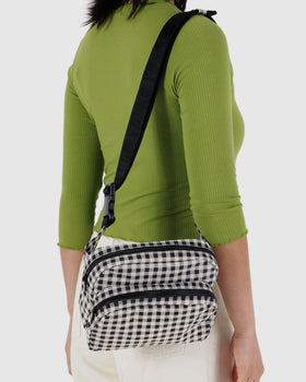 Fanny Pack - Black & White Gingham