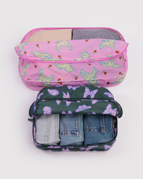 Large Packing Cube Set - Spring Animals - Travel Ready