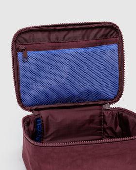Small Cosmetic Case - Mahogany