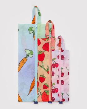 3D Zip Set - Carrots & Berries