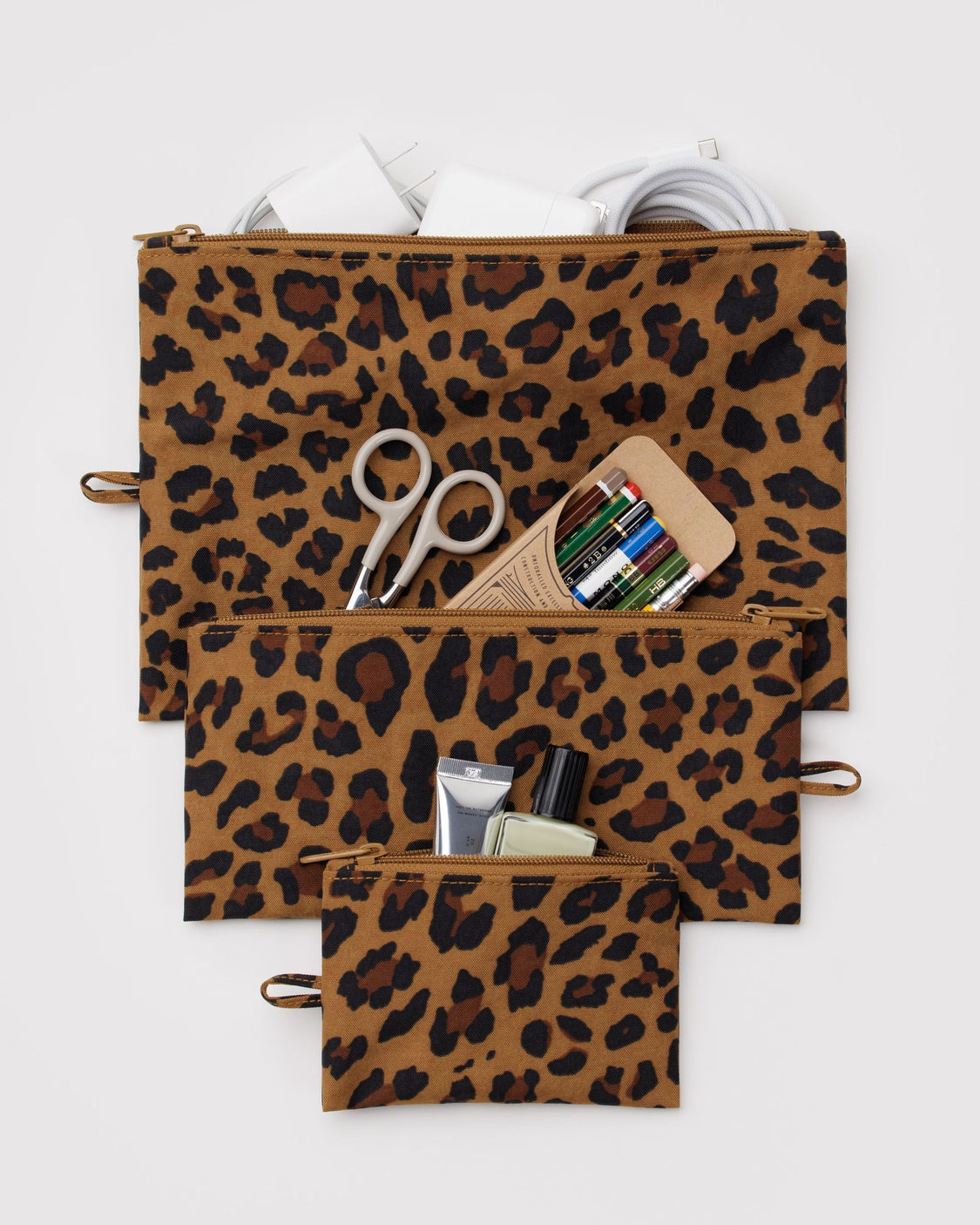 Flat Pouch Set - Leopard - City Carry