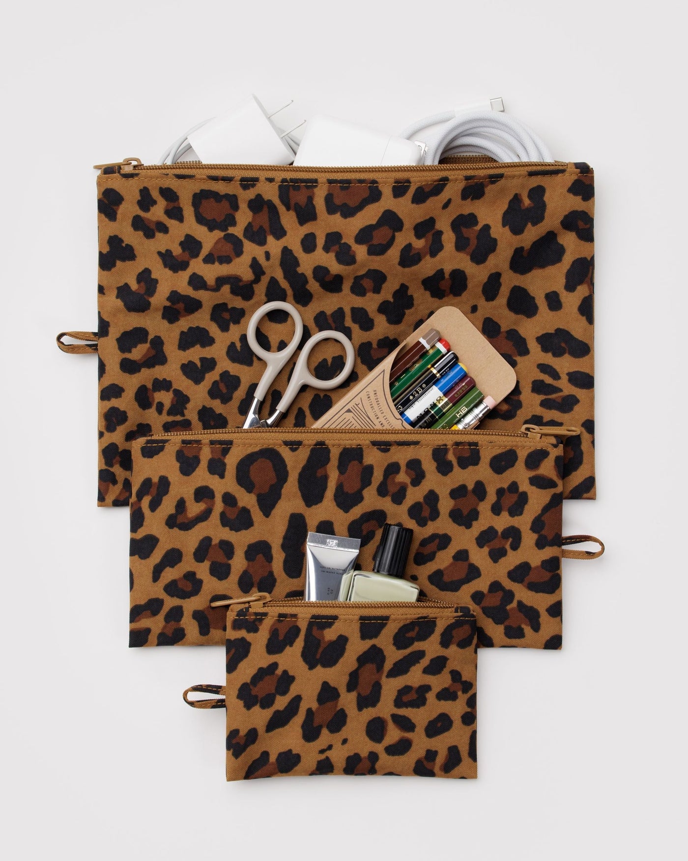 Flat Pouch Set - Leopard - City Carry